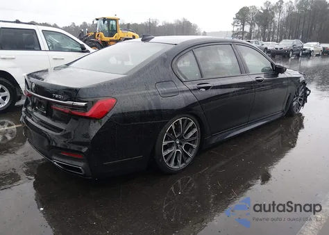 2022 BMW 750 I xDrive from USA, damaged, VIN WBA7U2C02NCG96327